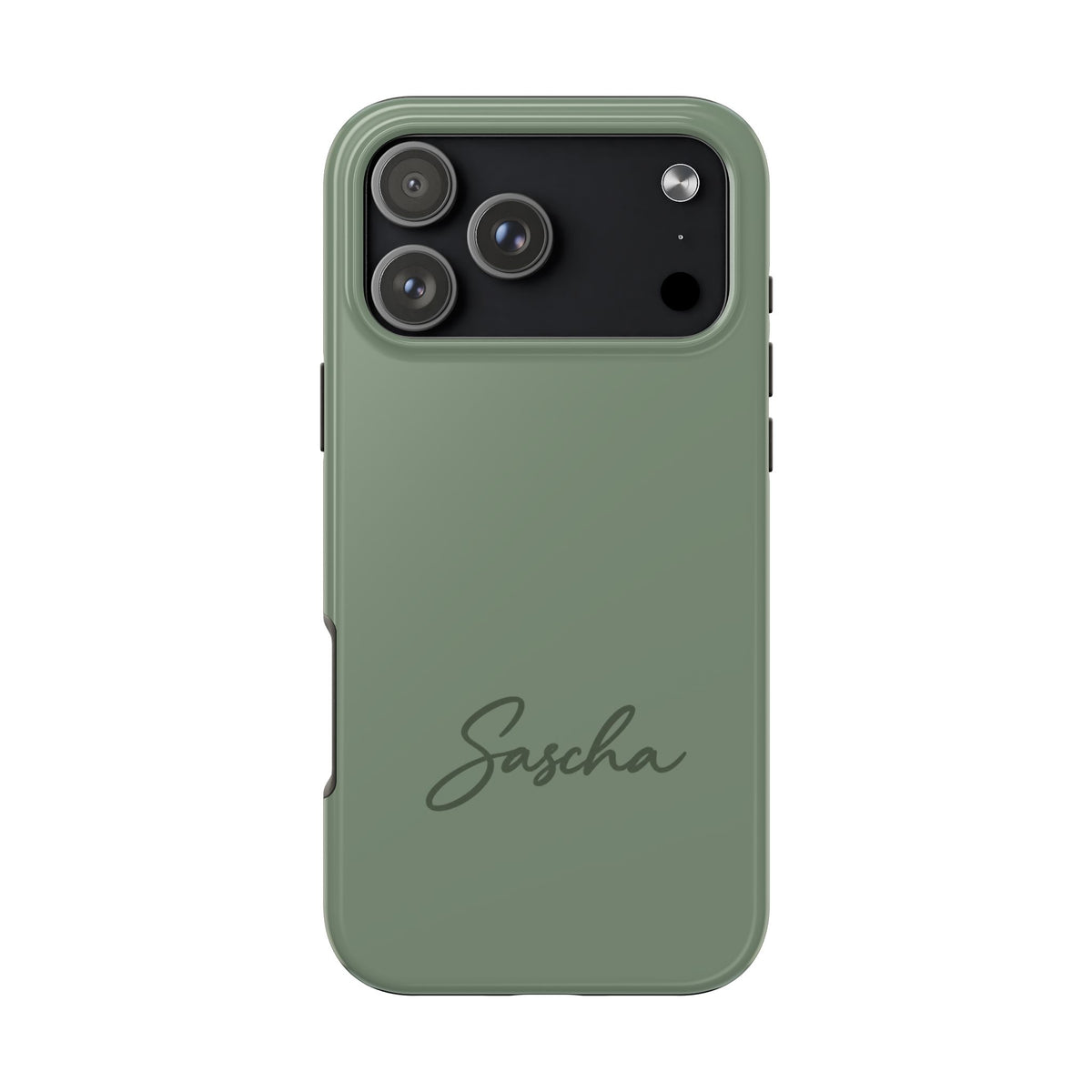 PERSONALIZED SAGE GREEN CUSTOM NAME PHONE CASE