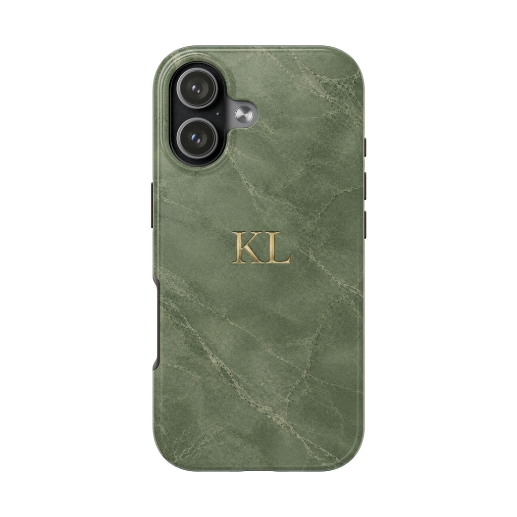 PERSONALIZED SAGE STONE CUSTOM INITIALS NAME PHONE CASE