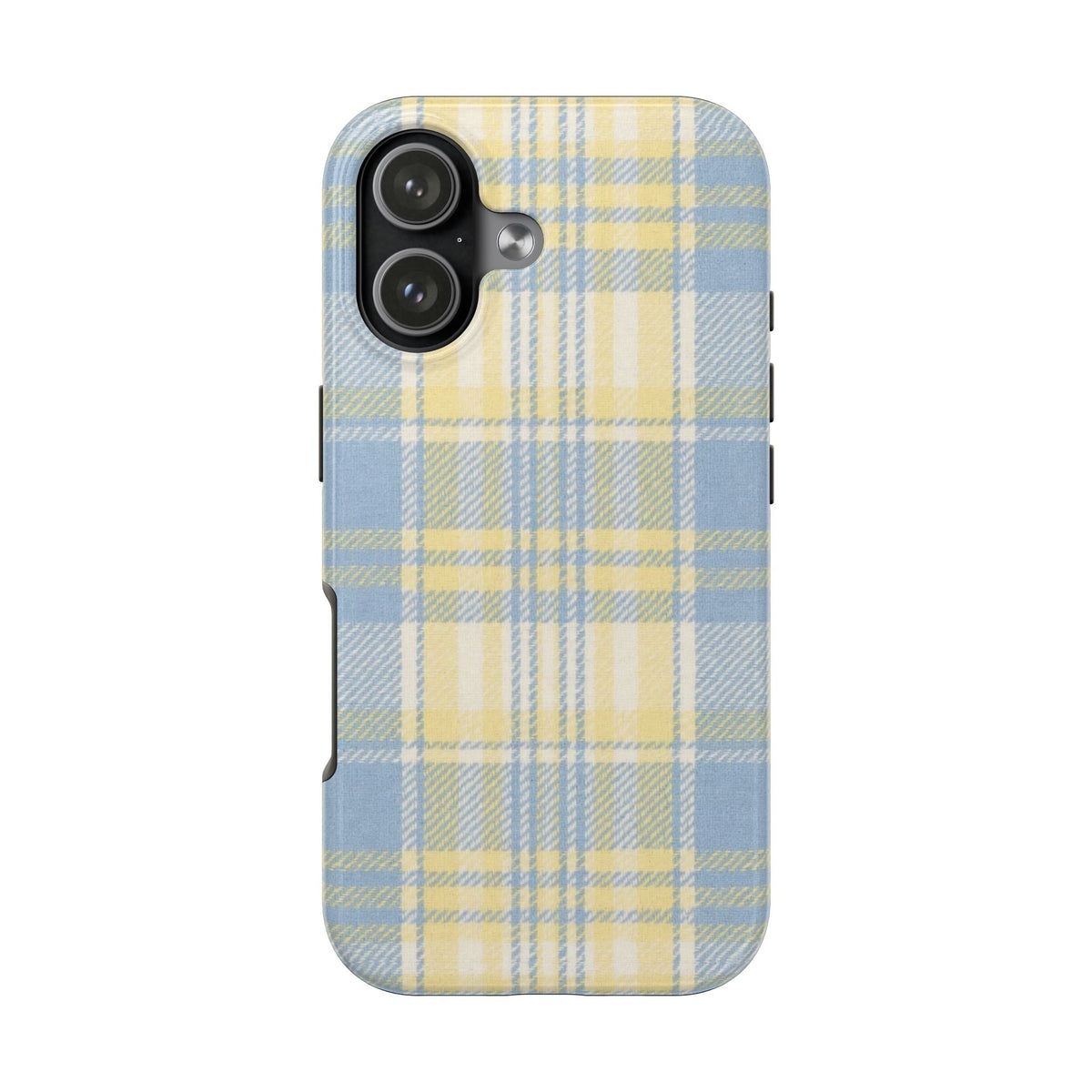 BLUE LEMONADE TARTAN PLAID PHONE CASE