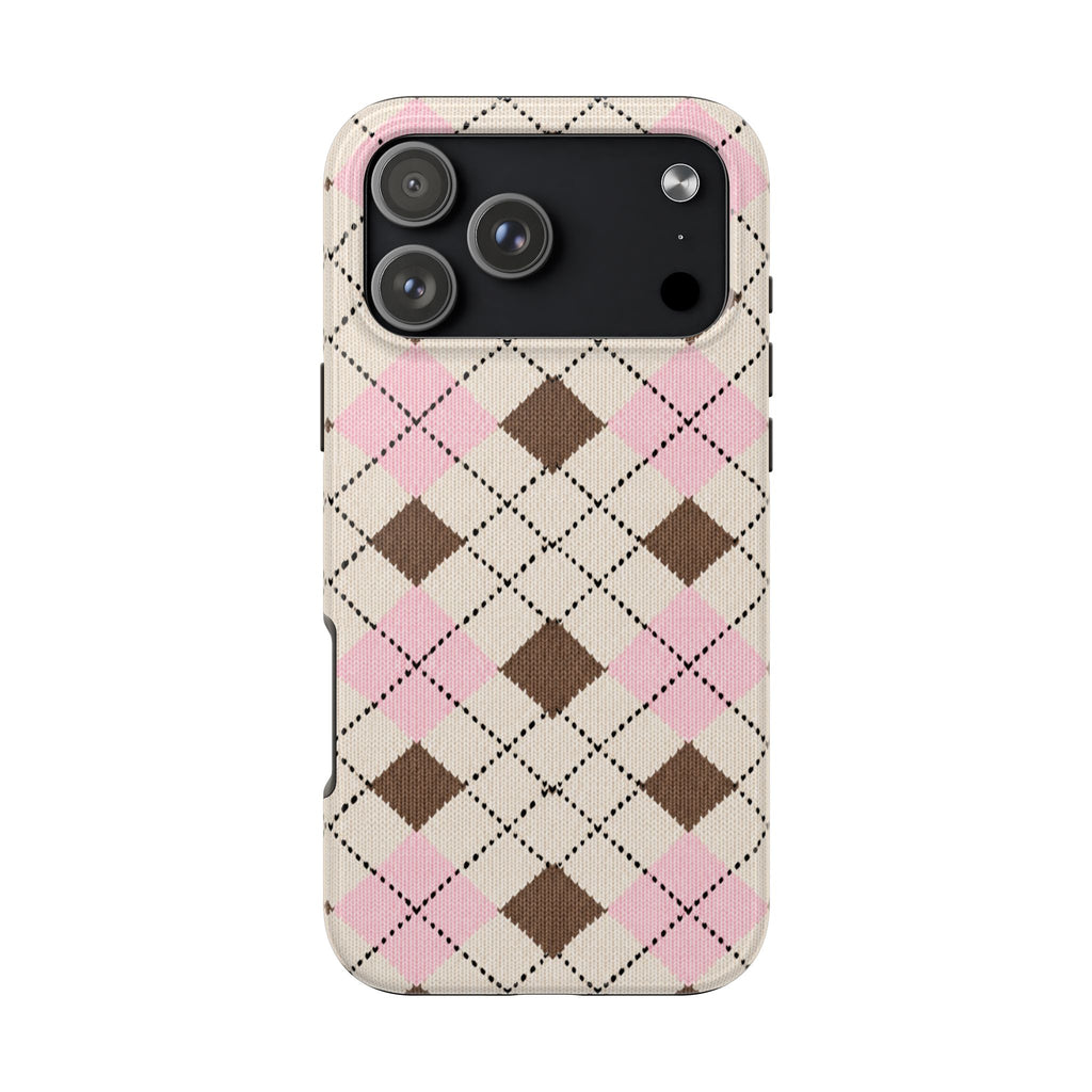 BLUSHWOOD ARGYLE PHONE CASE