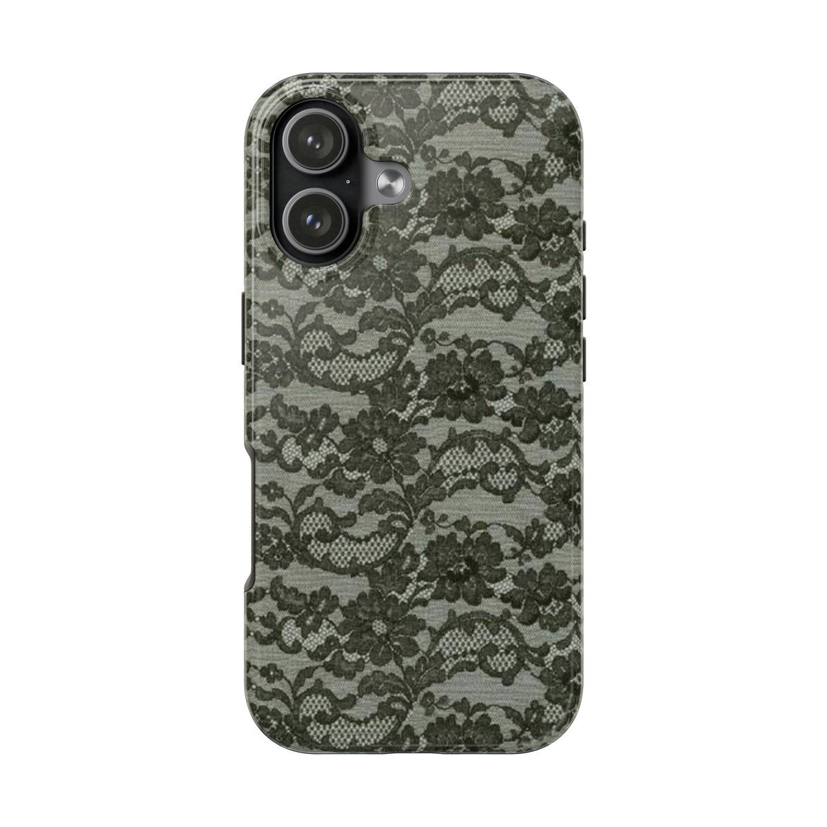 FORREST GREEN LACE PHONE CASE