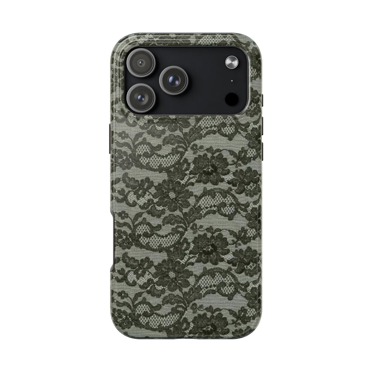 FORREST GREEN LACE PHONE CASE