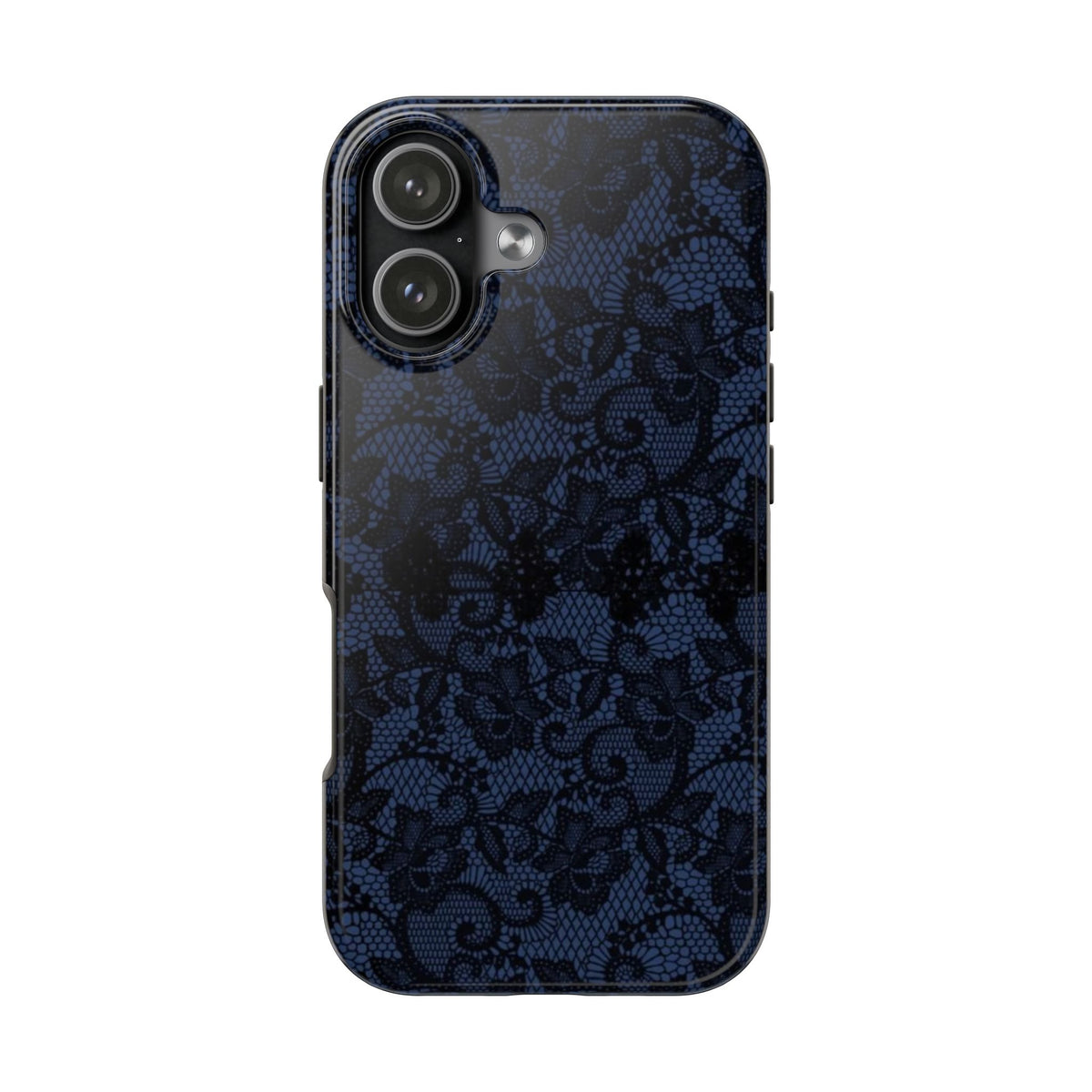 NAVY BLUE LACE PHONE CASE
