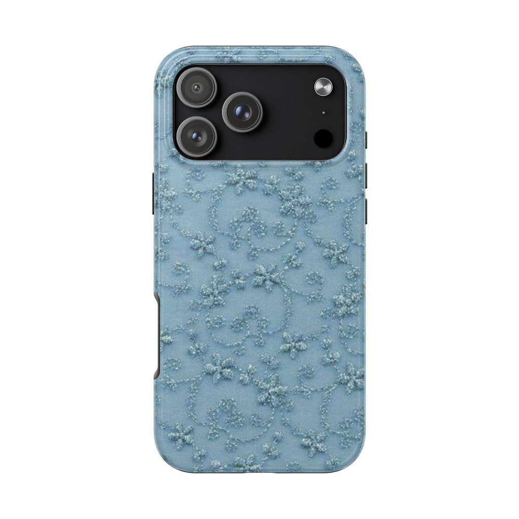 BLUE KEEPSAKE FLORAL PHONE CASE