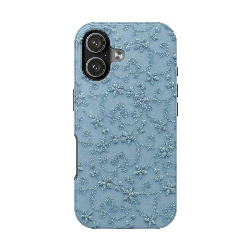 BLUE KEEPSAKE FLORAL PHONE CASE
