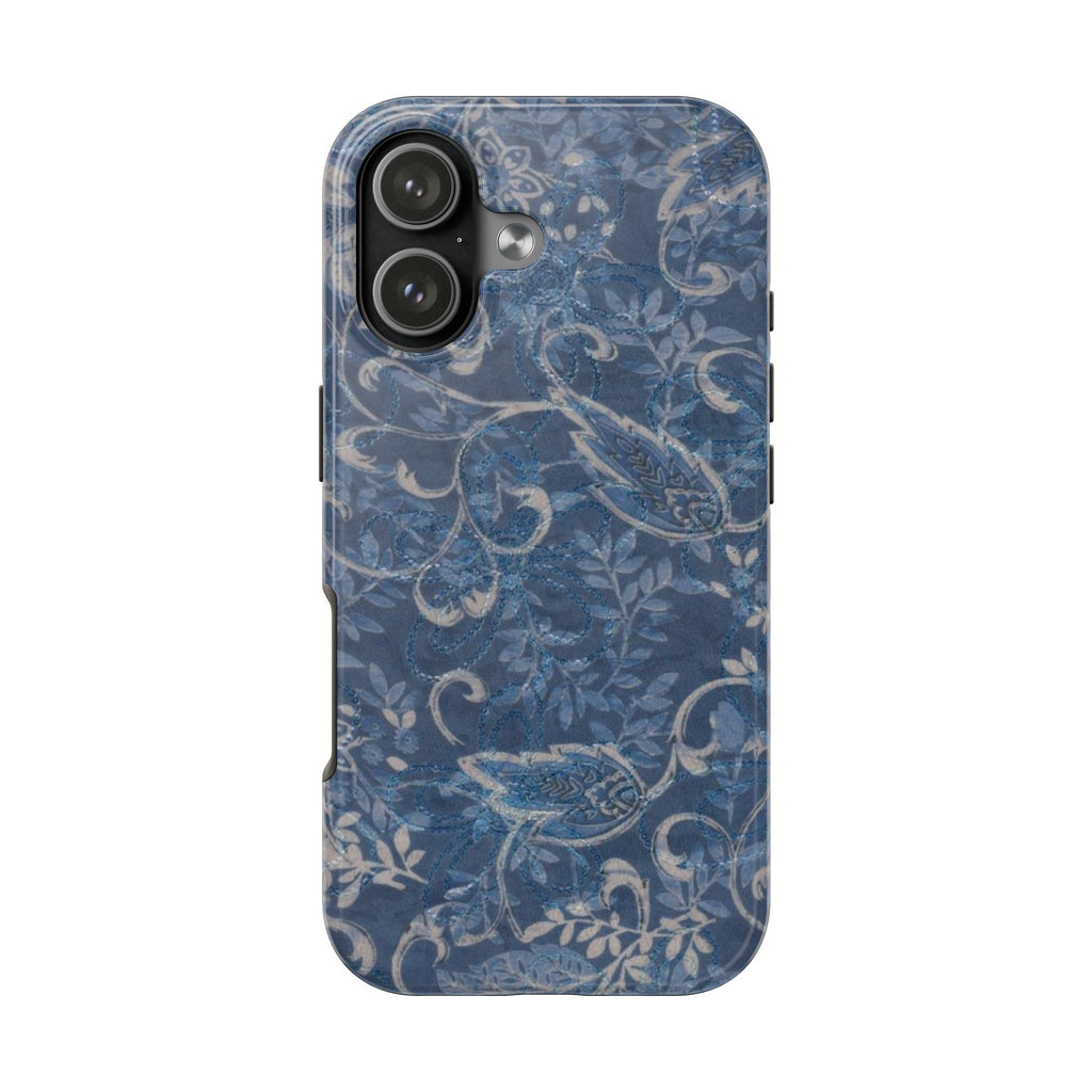 FRENCH BLUE FLORAL PHONE CASE