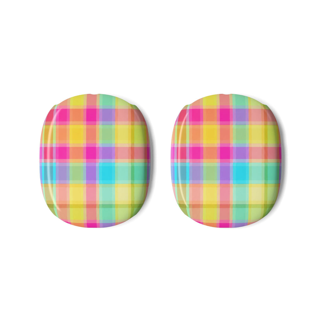 SWEET TART RAINBOW PLAID AIRPODS MAX CASE COVERS