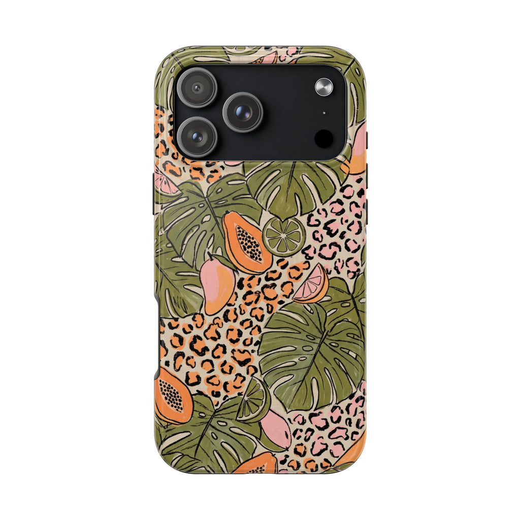 PAPAYA JUNGLE PHONE CASE