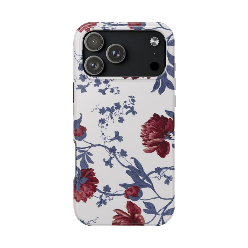 BORDEAUX BLOOM PHONE CASE