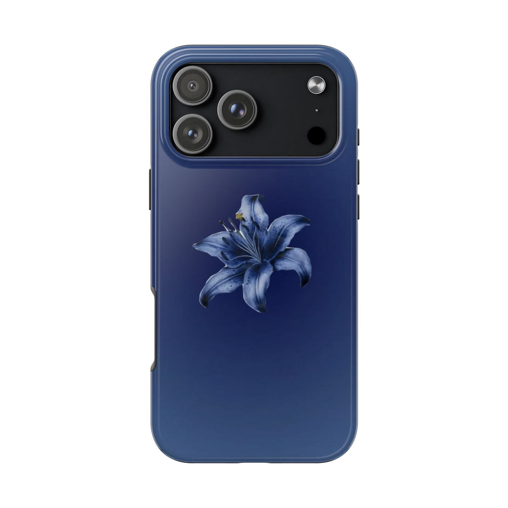 INDIGO BLUE ORCHID PHONE CASE