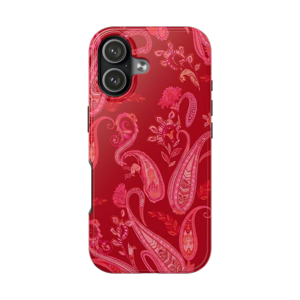 ROUGE PAISLEY PHONE CASE