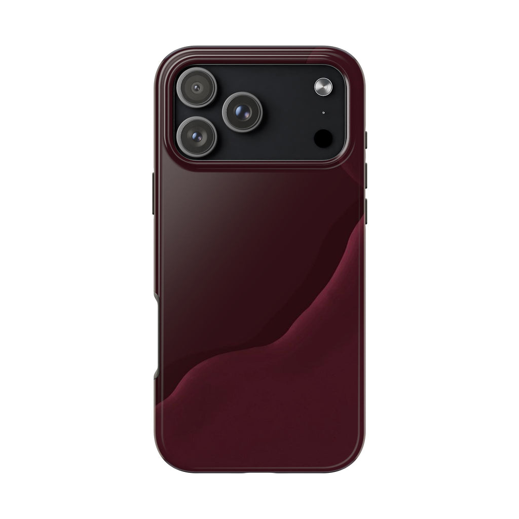 BURGUNDY DUNES PHONE CASE