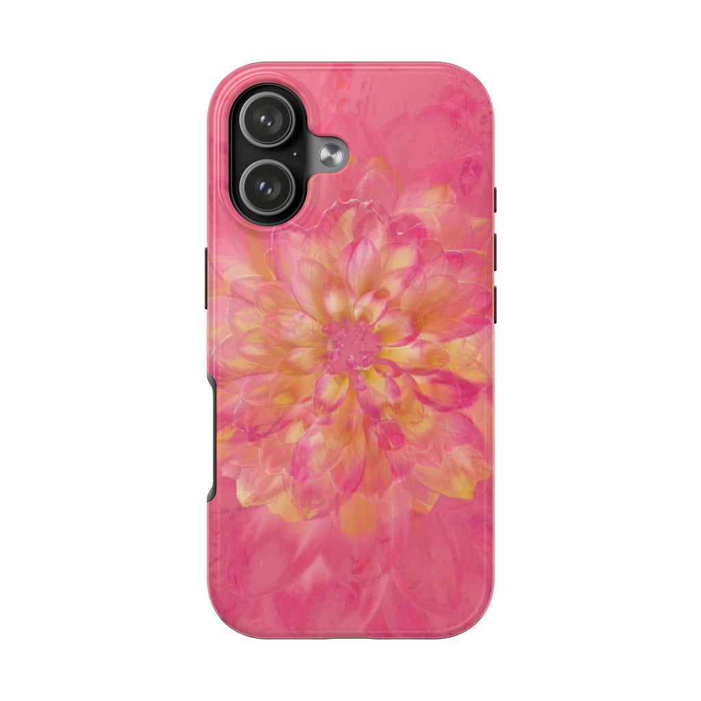 PINK DAHLIA PHONE CASE