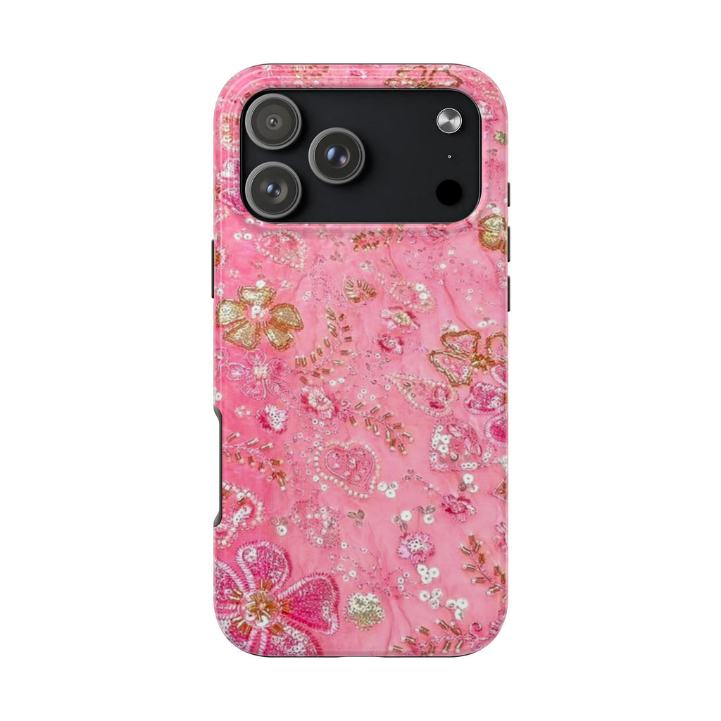 PINK HEIRLOOM GEM PHONE CASE