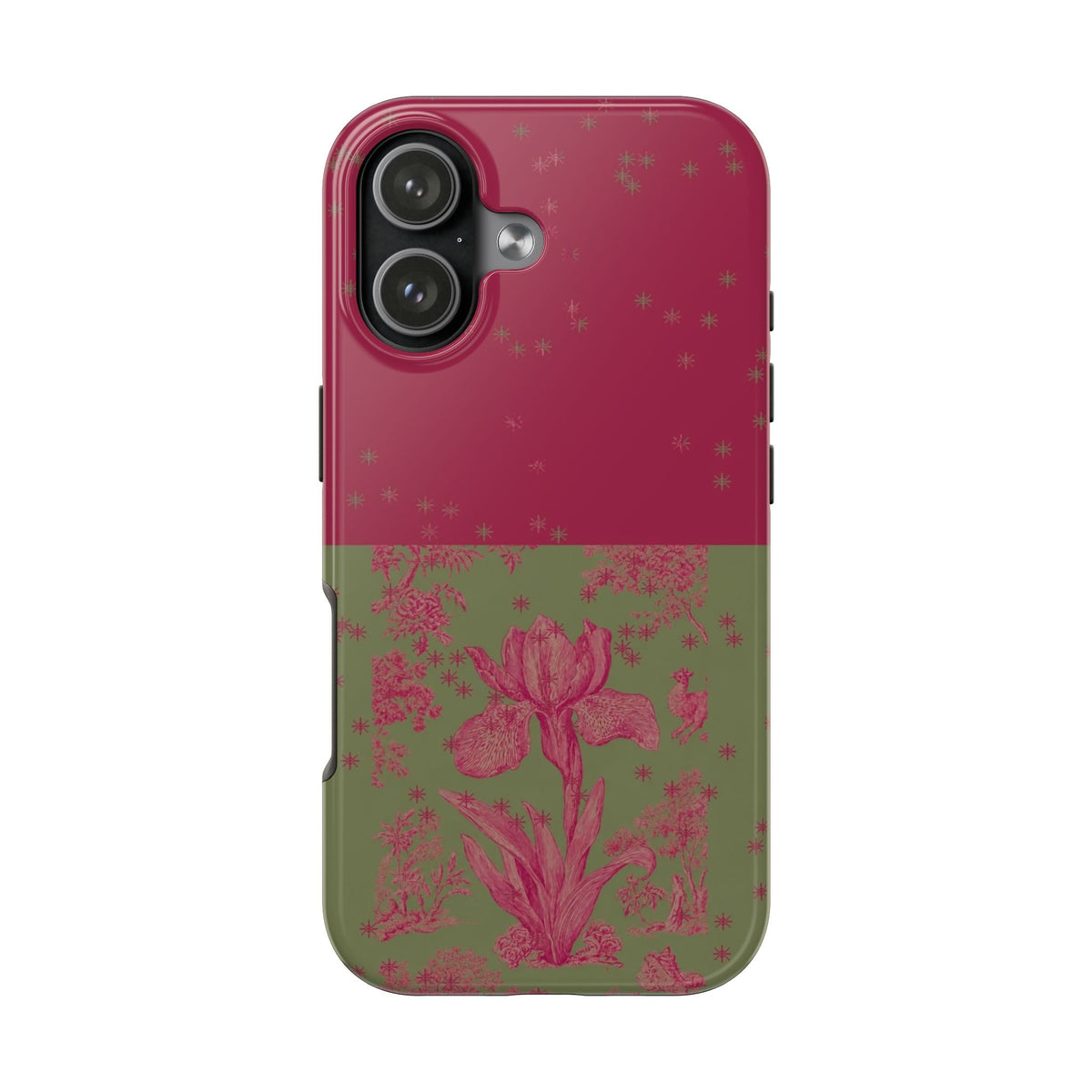 RASPBERRY TOILE PHONE CASE