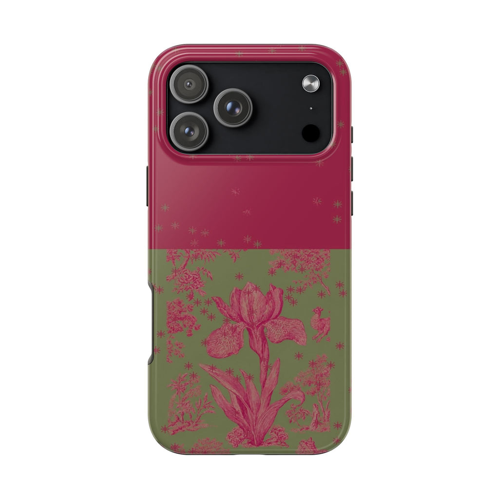 RASPBERRY TOILE PHONE CASE