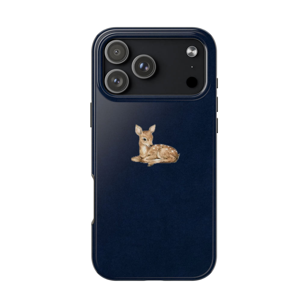 NAVY BLUE DEER PHONE CASE