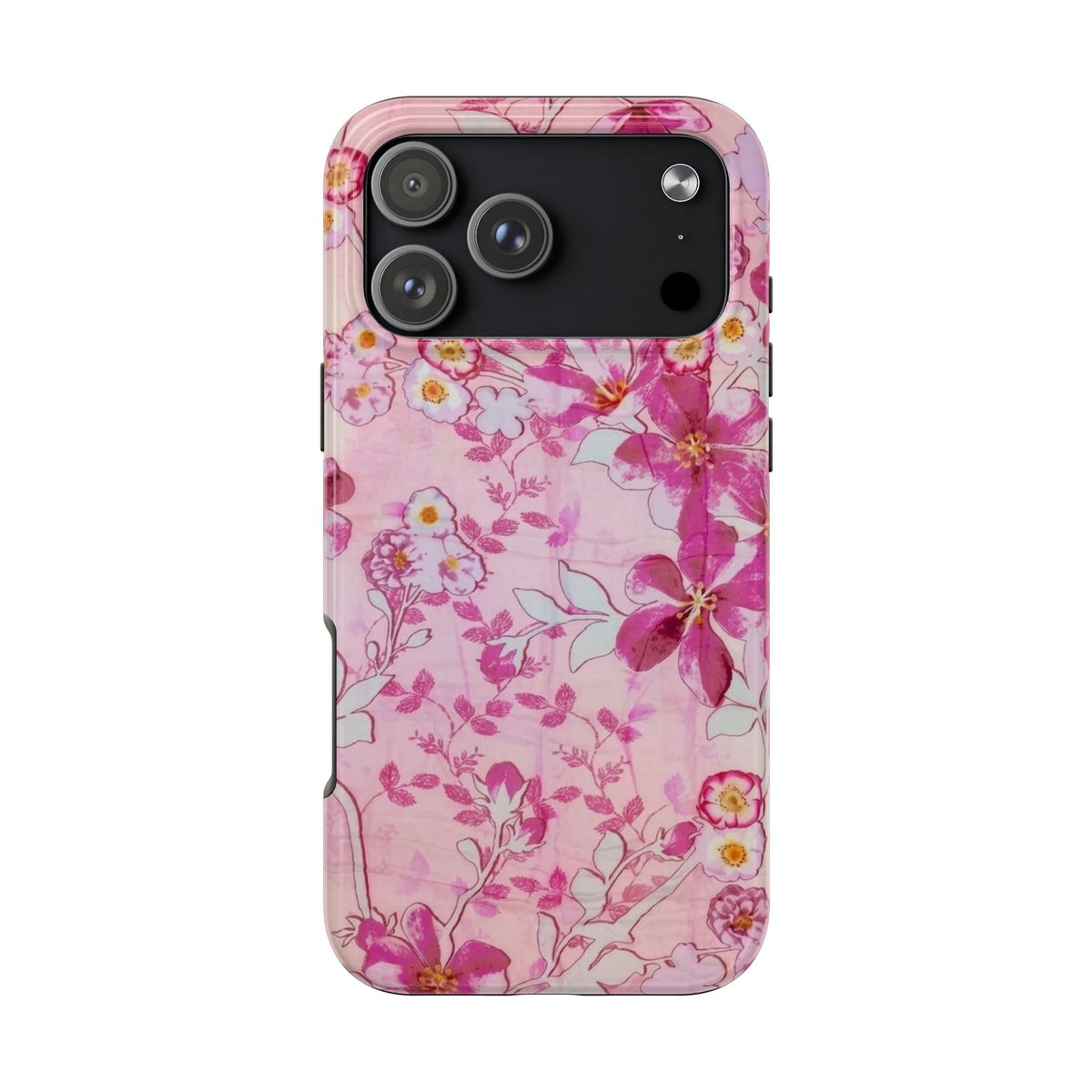 PINK SWEET PEA GARDEN PHONE CASE