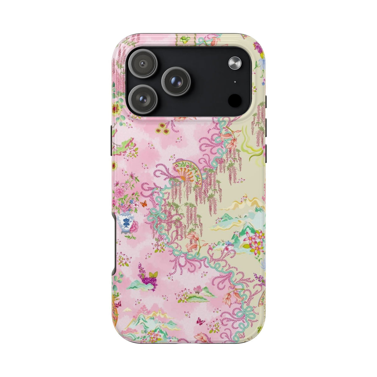 PINK CHINOISERIE PHONE CASE