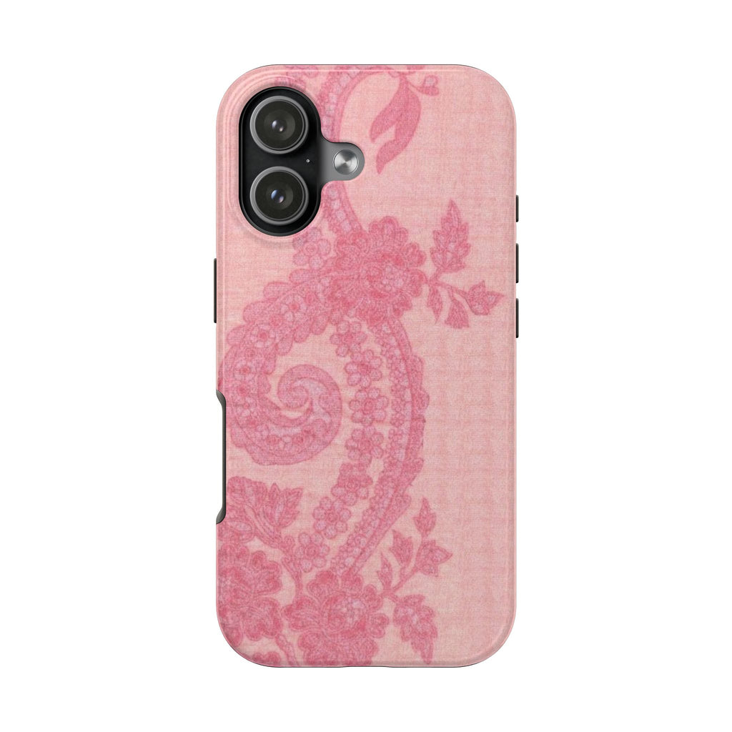 BABY PINK PAISLEY PHONE CASE