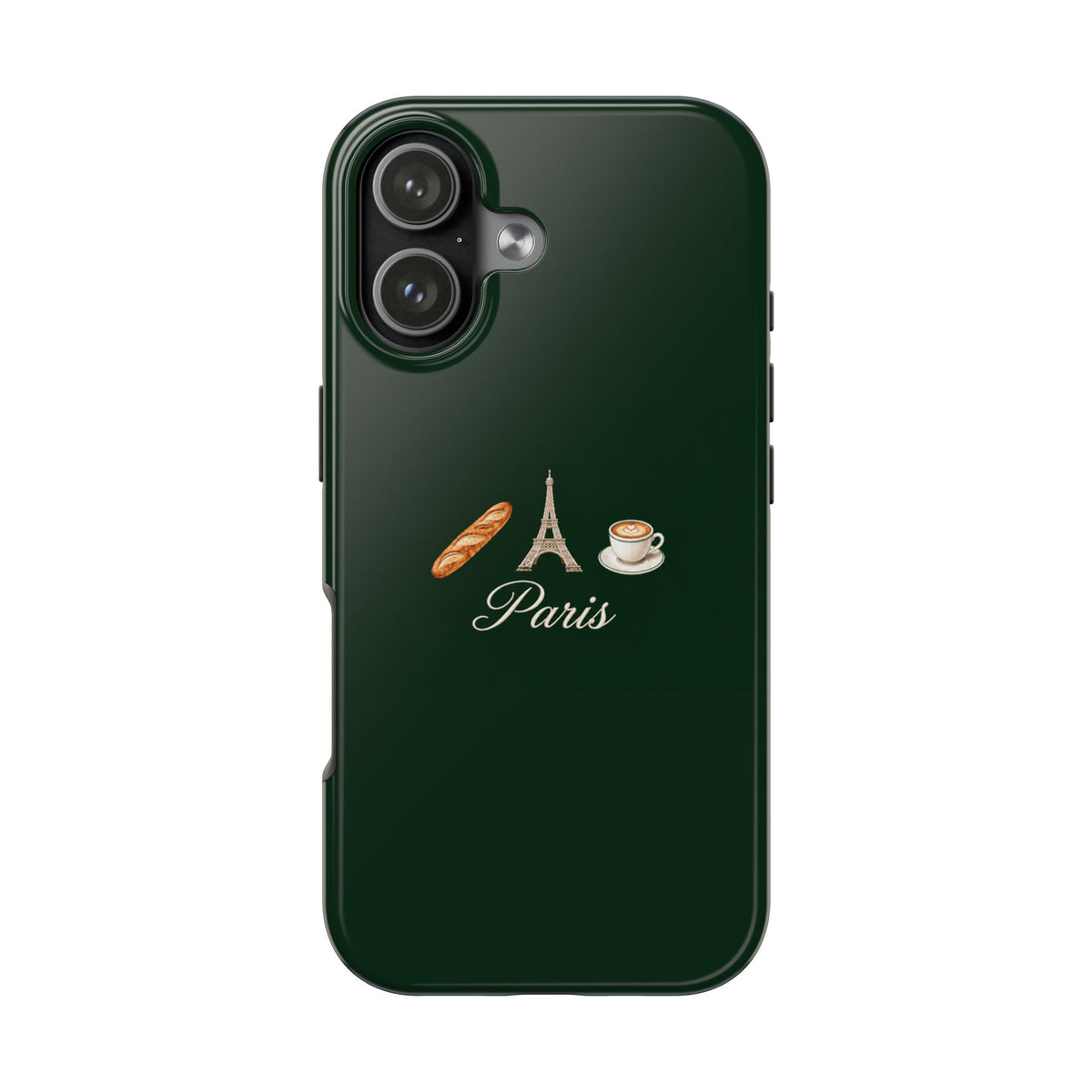 GREEN PARIS PHONE CASE