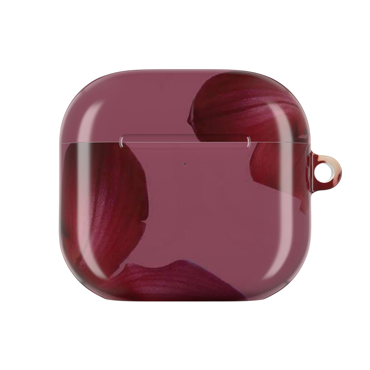 BURGUNDY LILY AIRPOD CASE