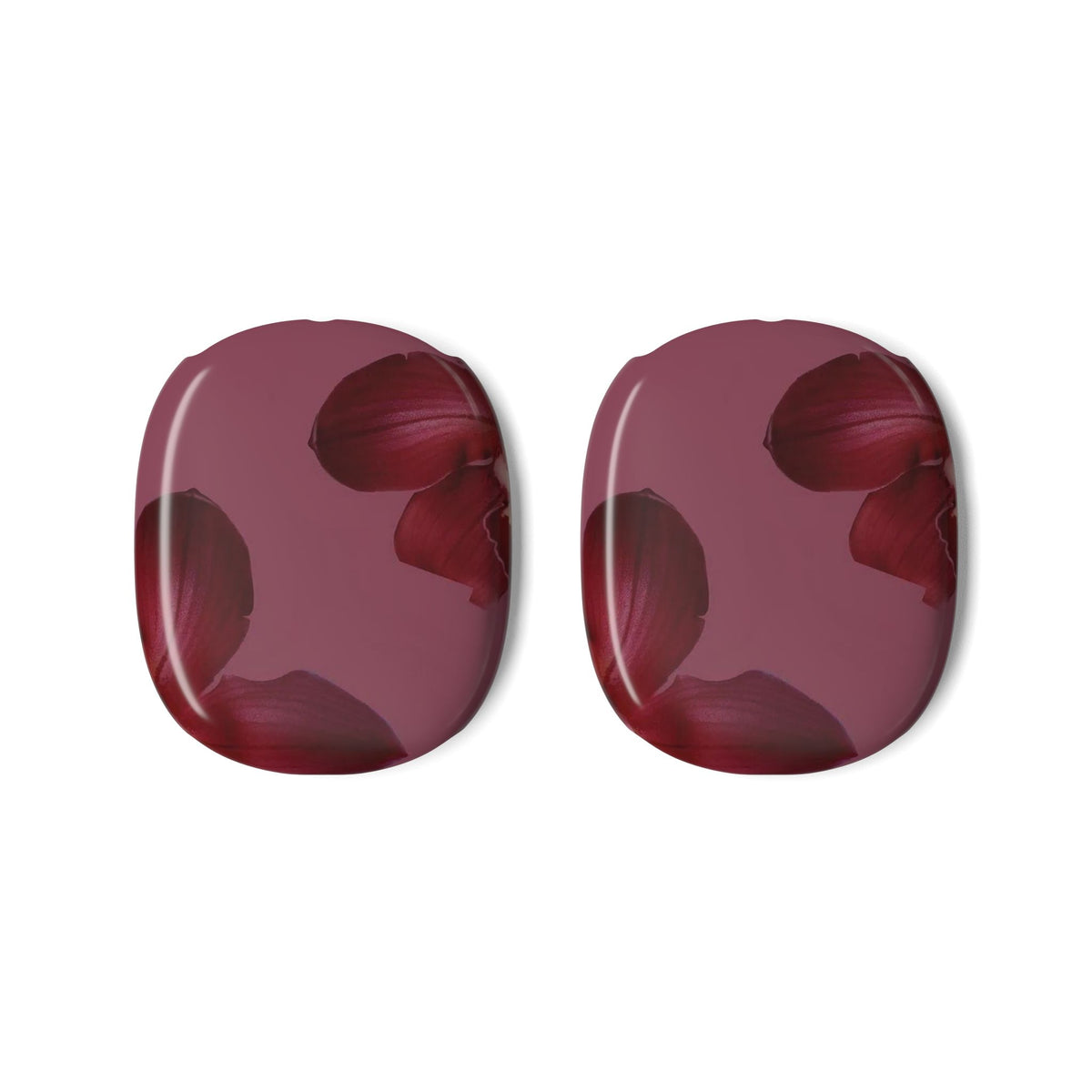 BURGUNDY LILY AIRPODS MAX CASE COVERS