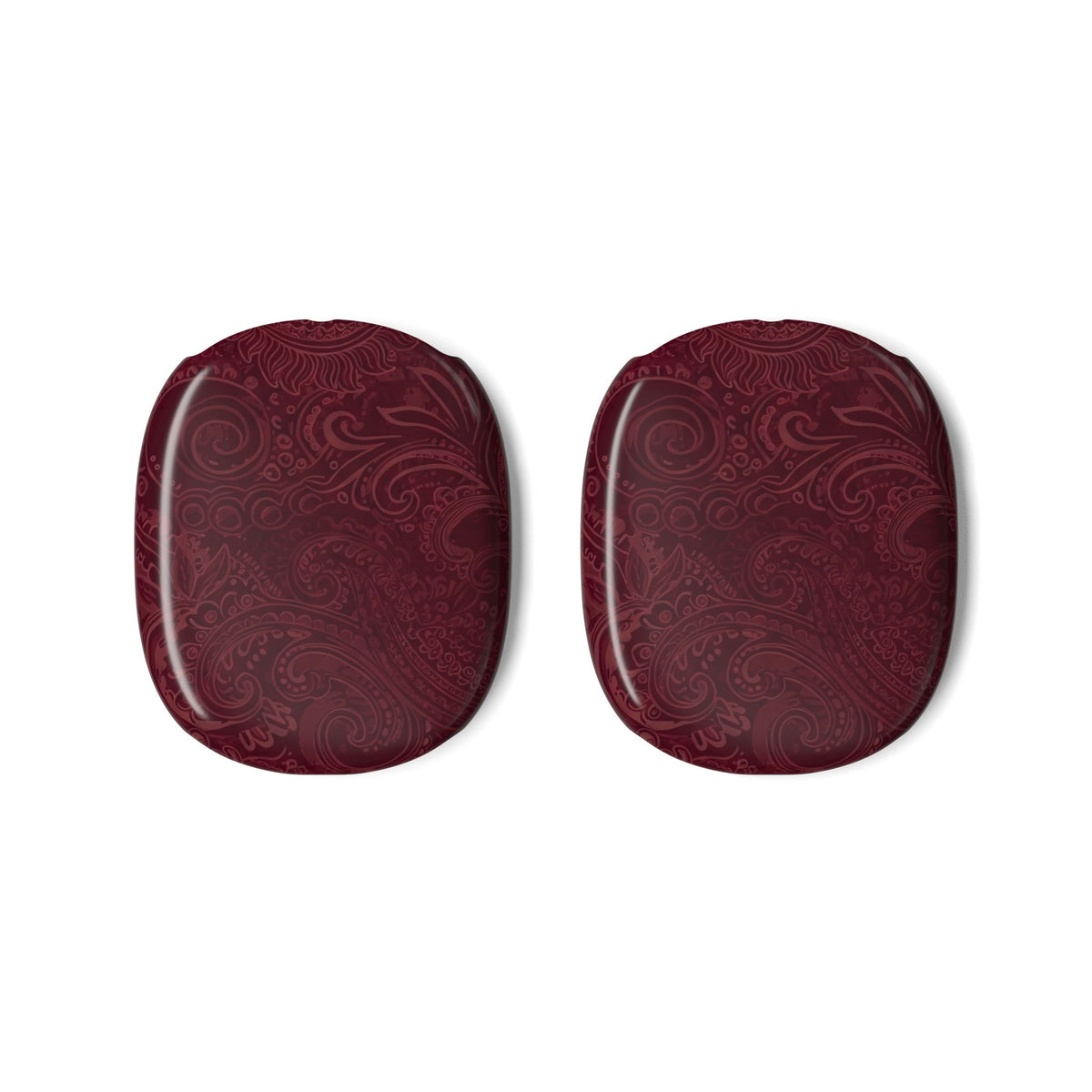 DARK CHERRY BANDANA AIRPODS MAX CASE COVERS
