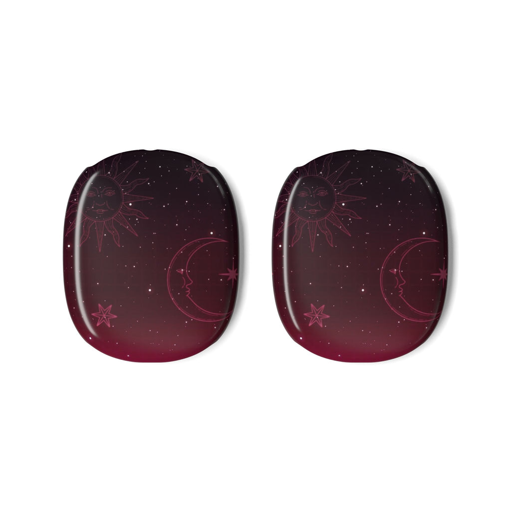 BURGUNDY GRADIENT GALAXY AIRPODS MAX CASE COVERS