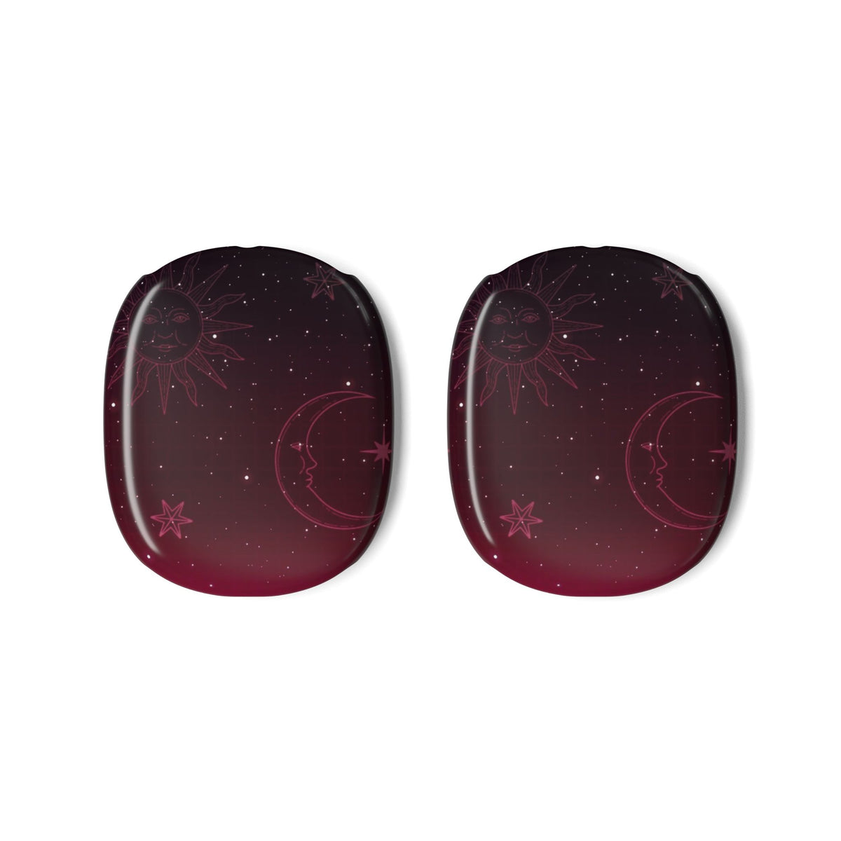 BURGUNDY GRADIENT GALAXY AIRPODS MAX CASE COVERS