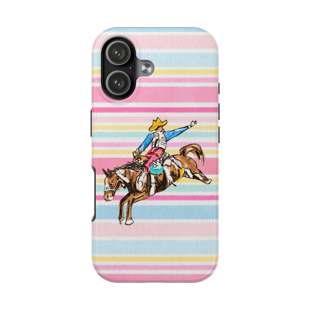 CANDY COWBOY STRIPES PHONE CASE