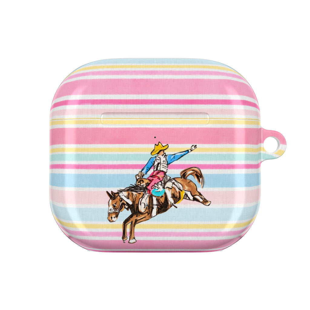 CANDY COWBOY STRIPES AIRPOD CASE
