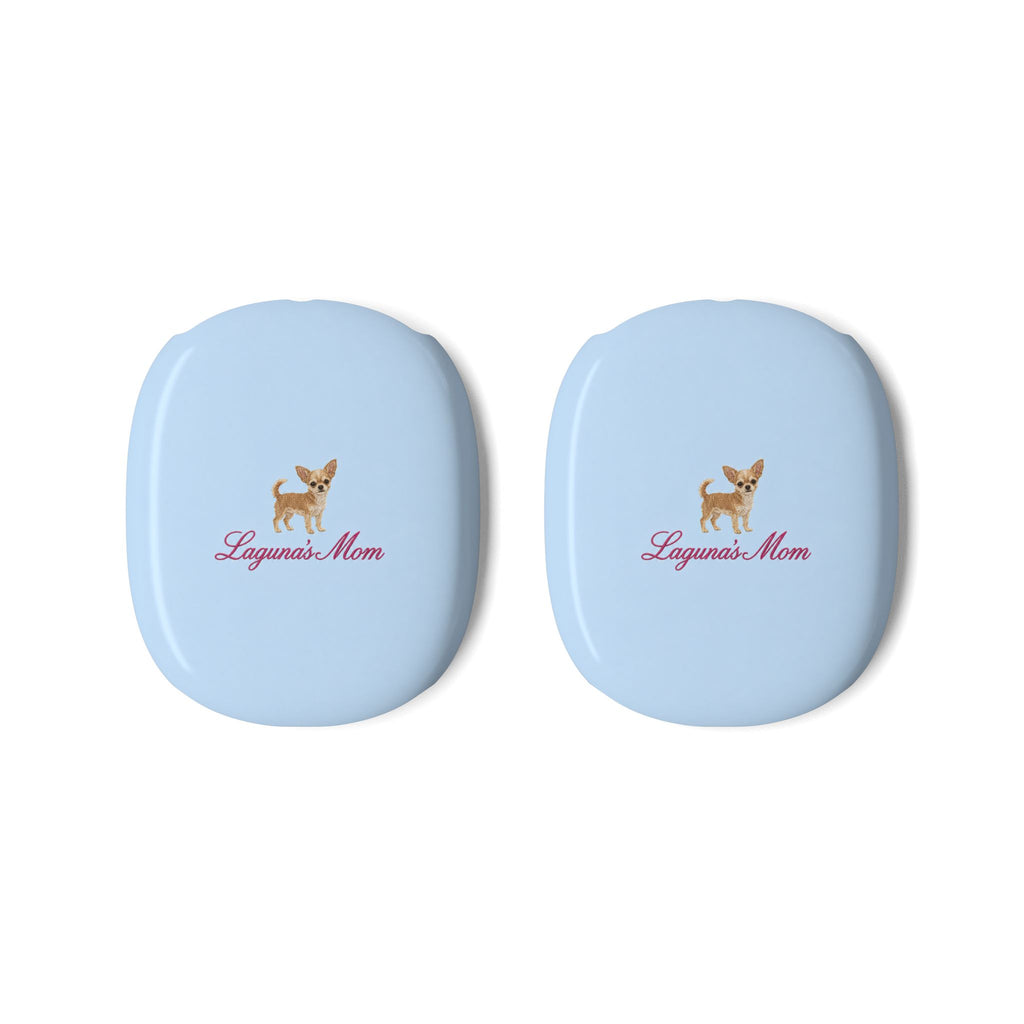 PERSONALIZED BABY BLUE CHIHUAHUA DOG MOM CUSTOM NAME AIRPODS MAX CASE COVERS