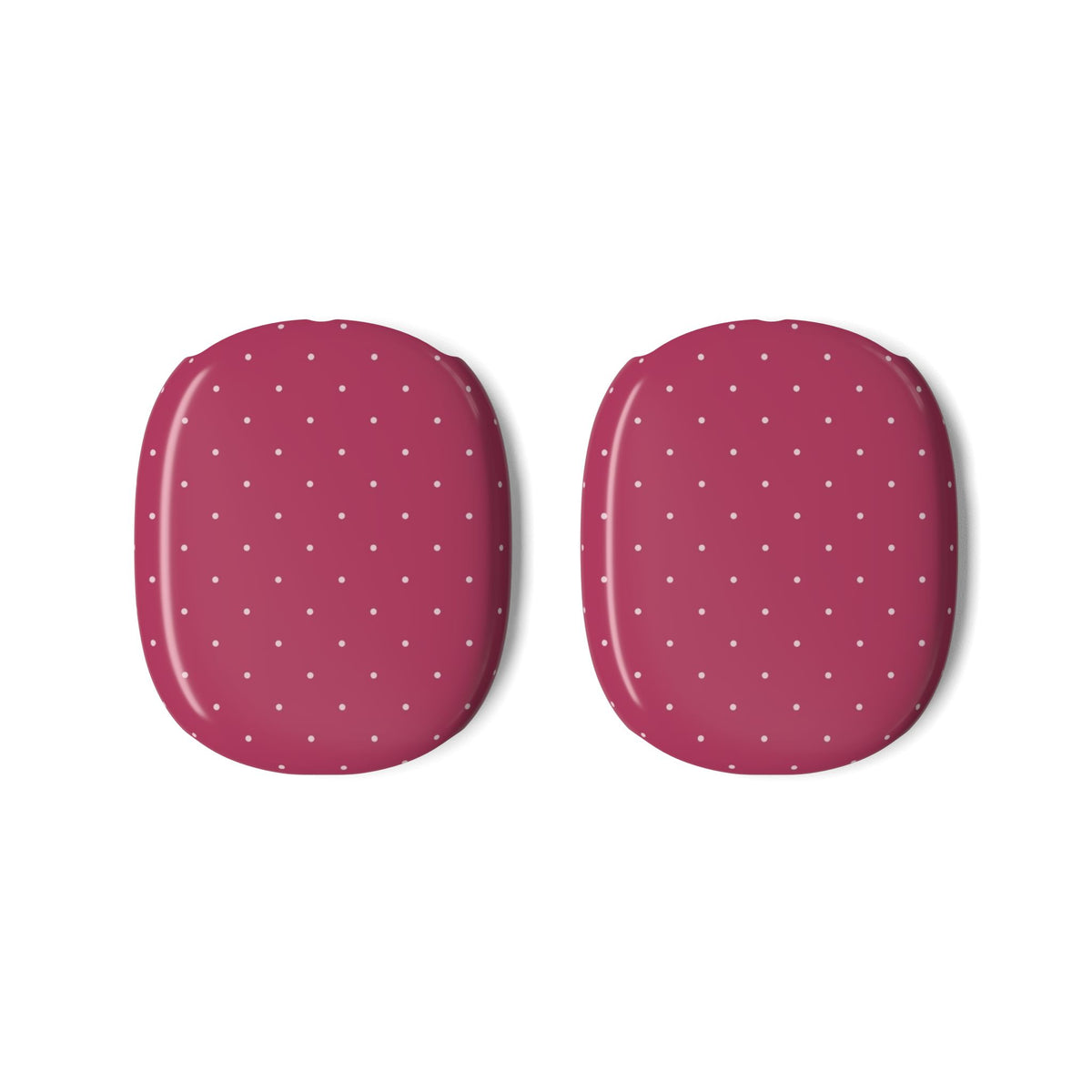BERRY ROSE POLKA DOTS AIRPODS MAX CASE COVERS