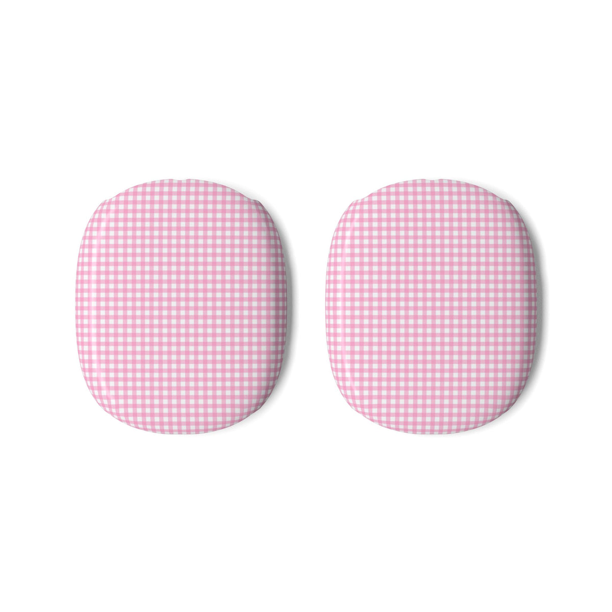 PINK GINGHAM PLAID AIRPODS MAX CASE COVERS