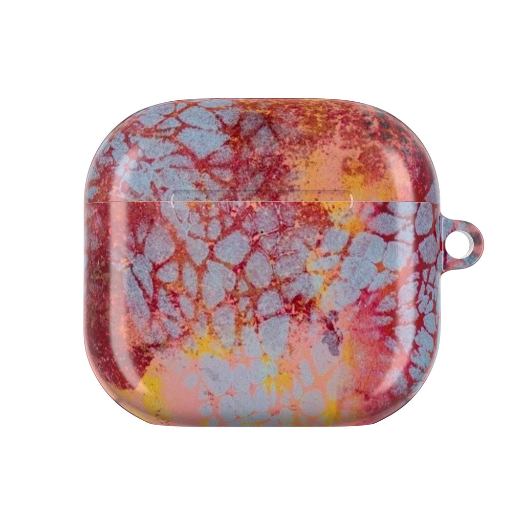 BLUE BURGUNDY MIRAGE AIRPOD CASE
