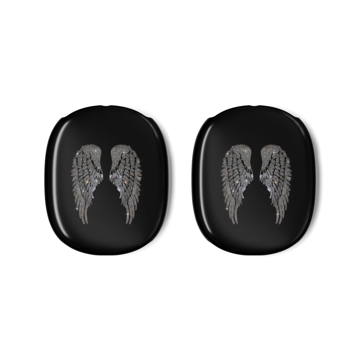 BLACK DIAMOND ANGEL WINGS AIRPODS MAX CASE COVERS
