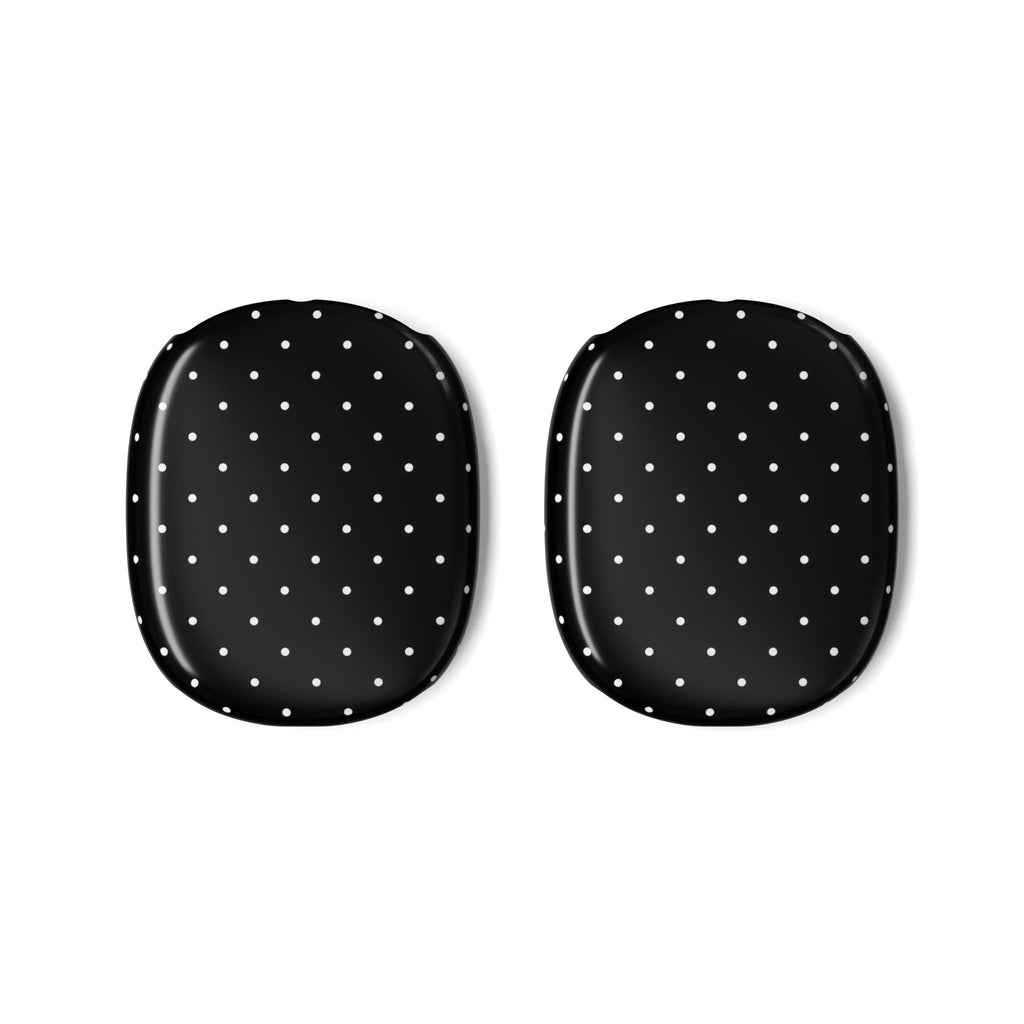 BLACK & WHITE MINI POLKA DOTS AIRPODS MAX CASE COVERS