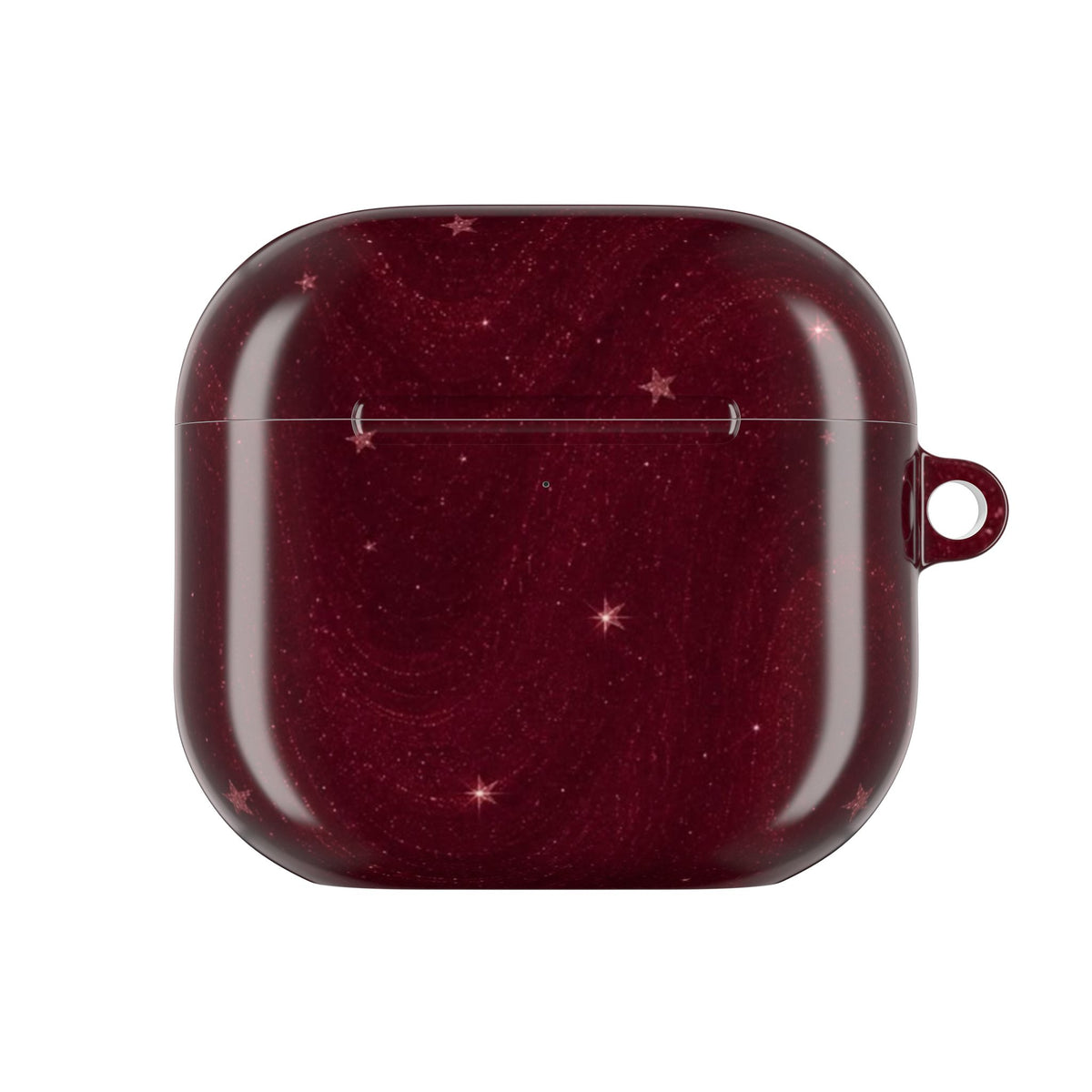 CHERRY RED GALAXY AIRPOD CASE