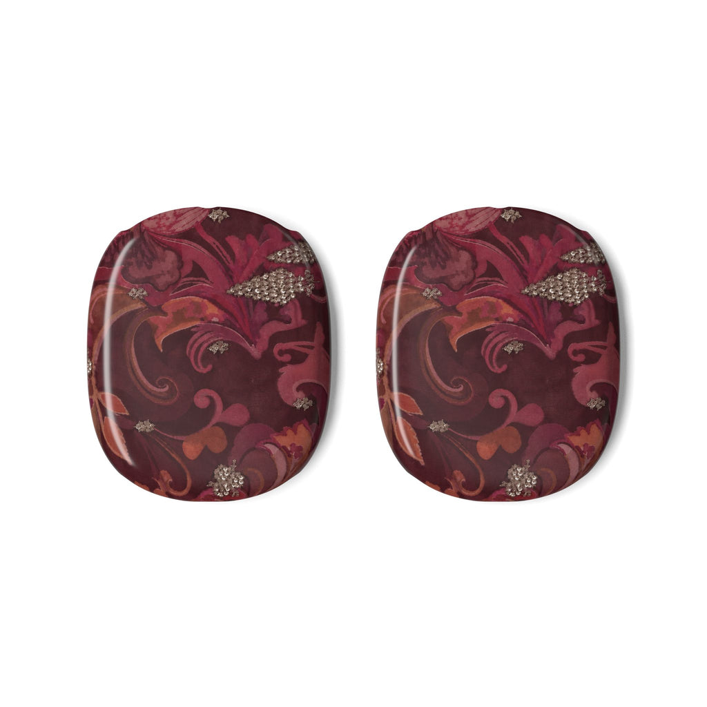 BURGUNDY PRISM BLOOM AIRPODS MAX CASE COVERS
