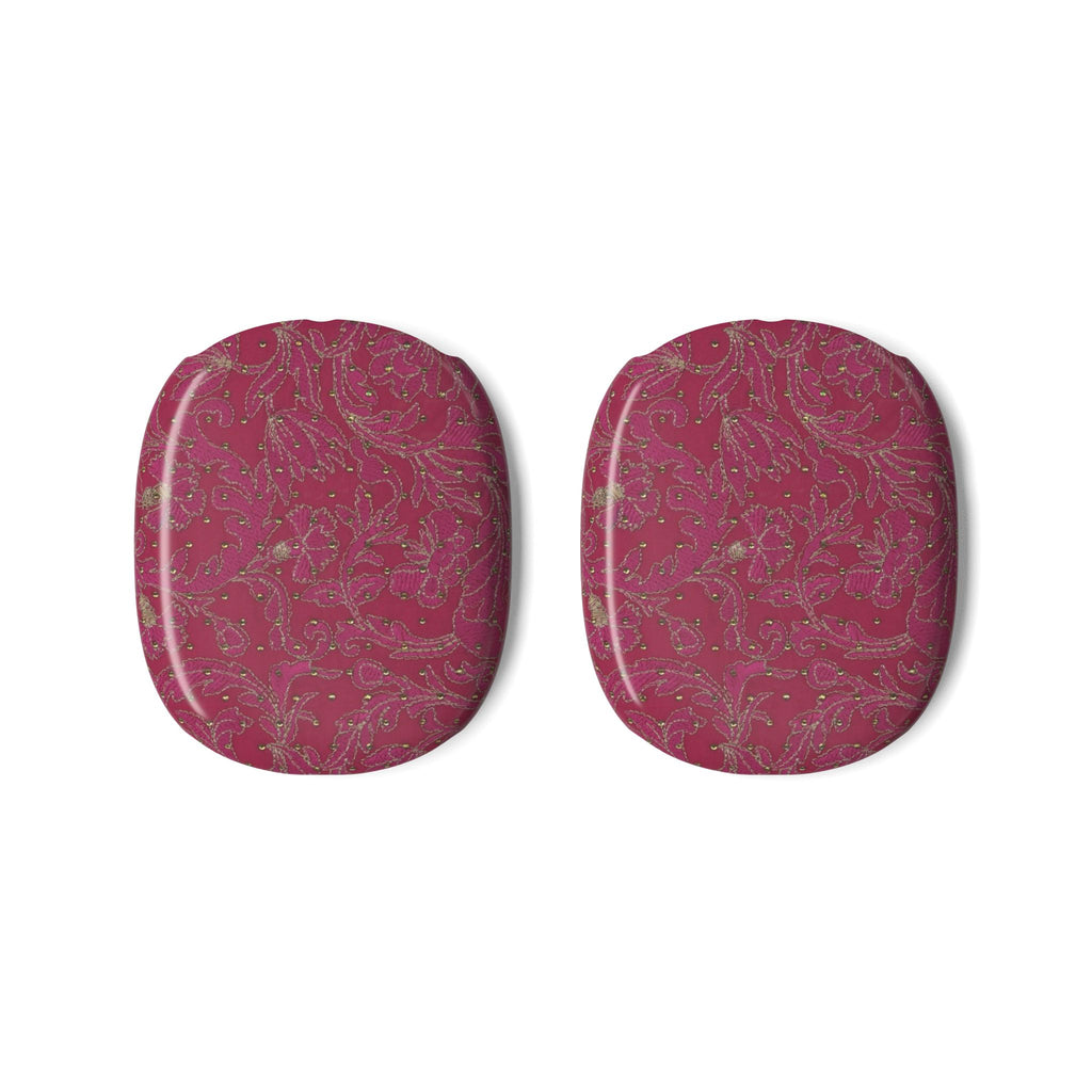 RED WHIMSY LACE AIRPODS MAX CASE COVERS