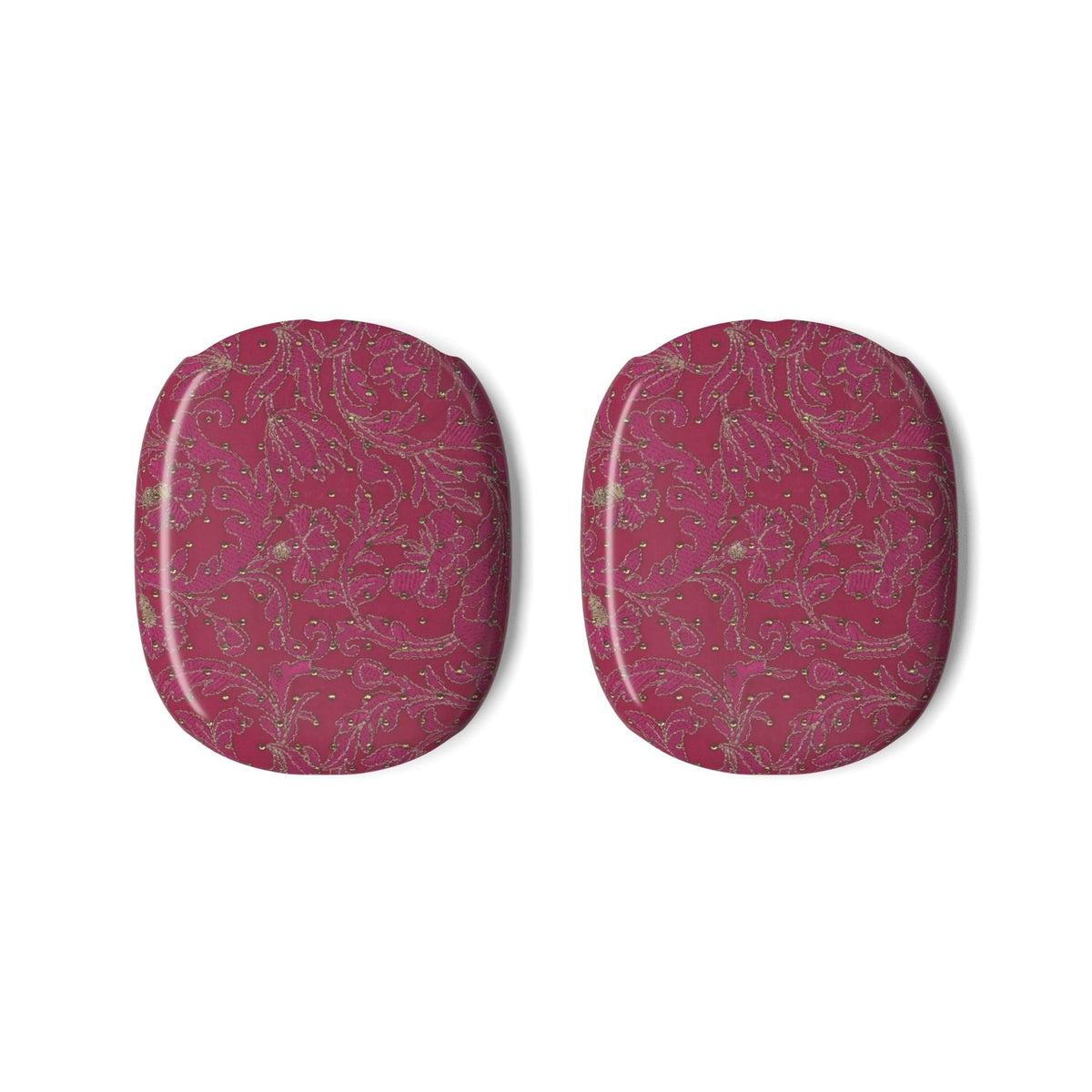 RED WHIMSY LACE AIRPODS MAX CASE COVERS