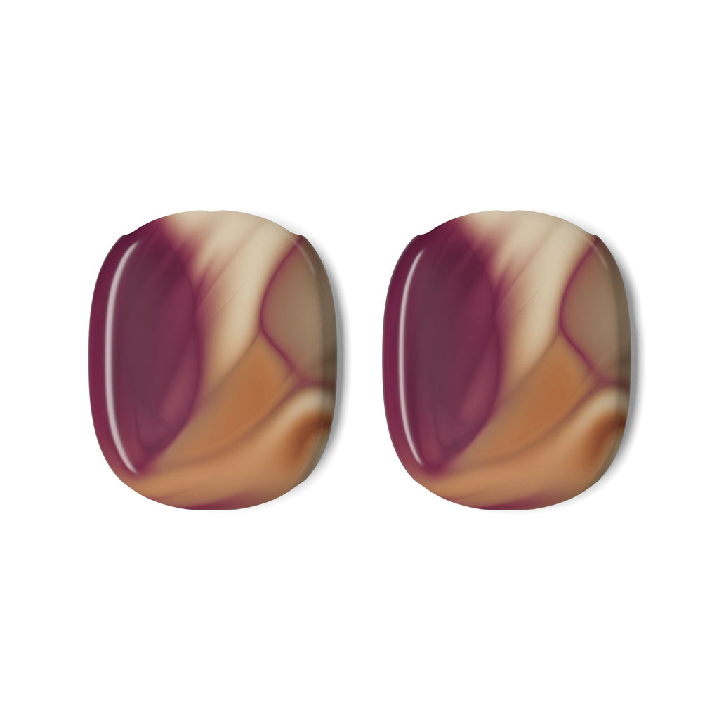 BURGUNDY CREAM AIRPODS MAX CASE COVERS