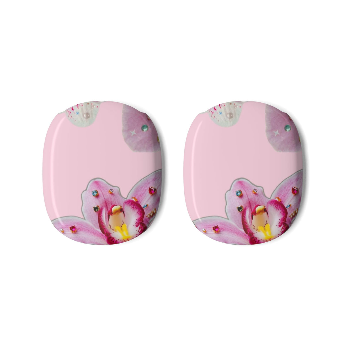 PINK FLEUR BIJOU AIRPODS MAX CASE COVERS