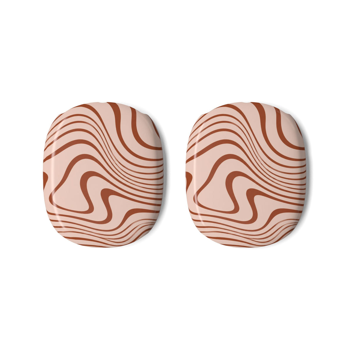 CINNAMON WAVE AIRPODS MAX CASE COVERS