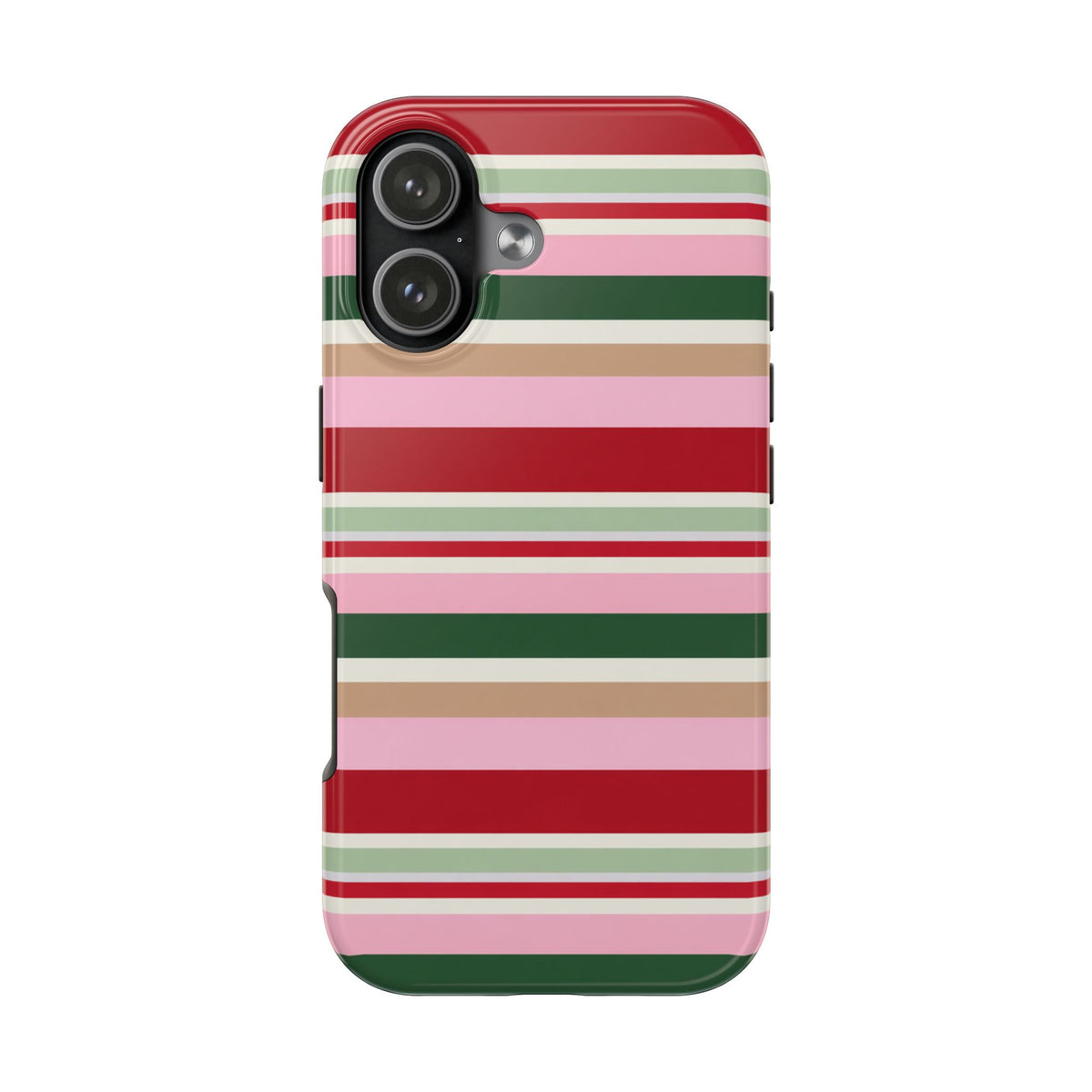 CHRISTMAS CANDY STRIPES PHONE CASE
