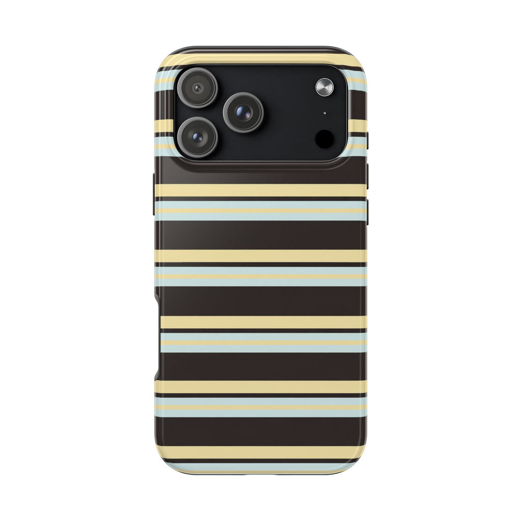 CAFÉ AU LAIT STRIPES PHONE CASE