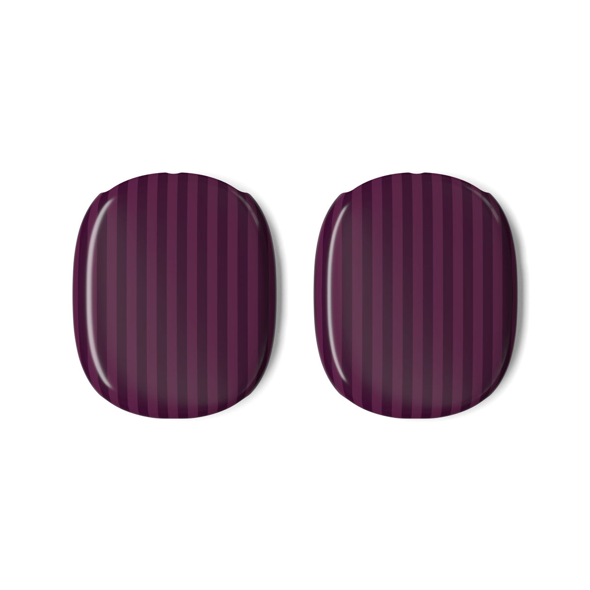 BURGUNDY 18 PRO EDITION STRIPED AIRPODS MAX CASE COVERS