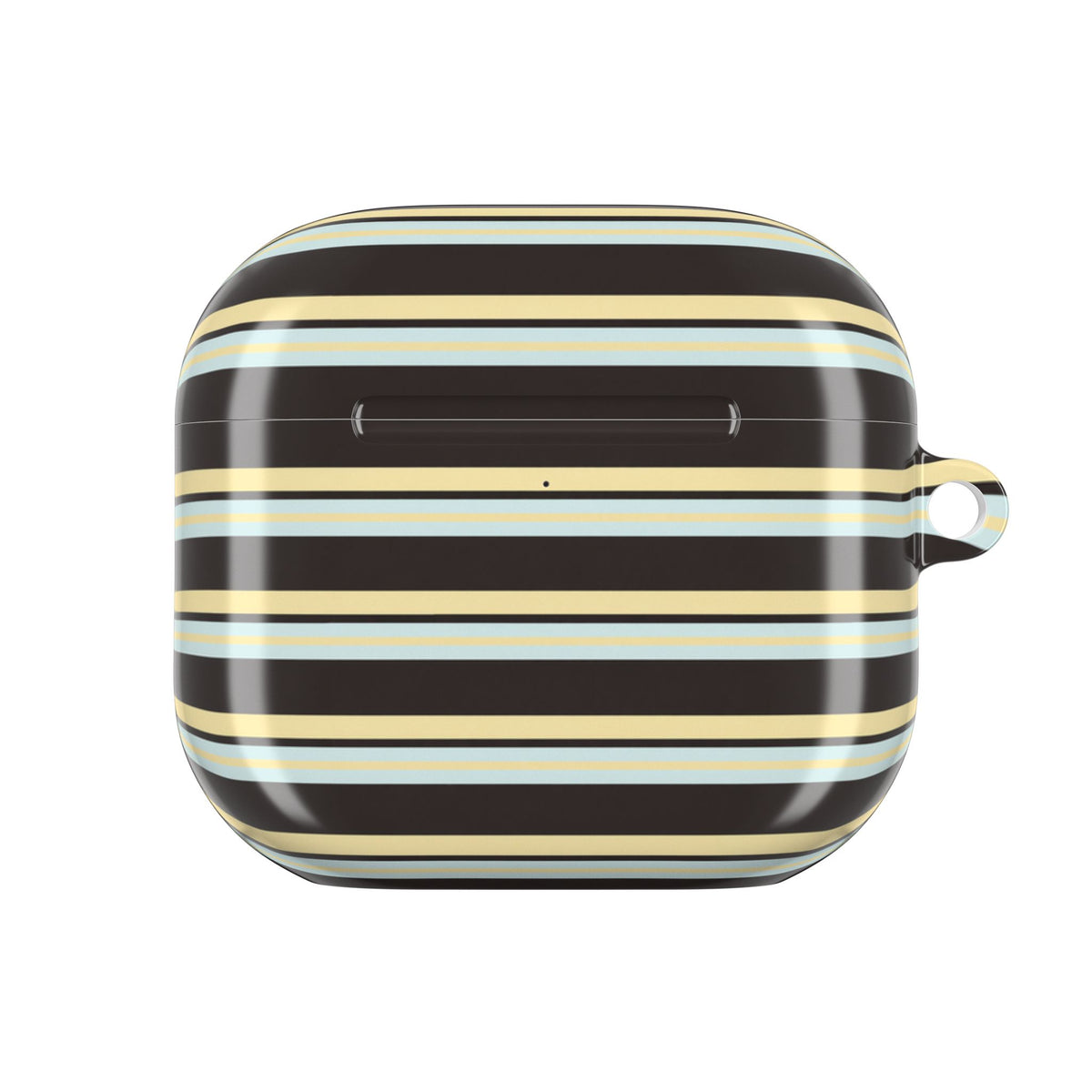 CAFÉ AU LAIT STRIPES AIRPOD CASE