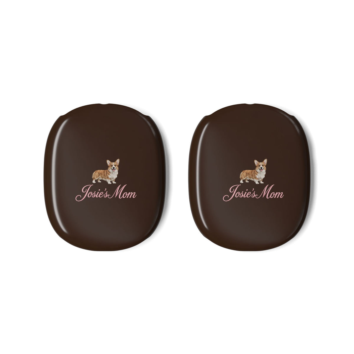 PERSONALIZED BROWN CORGI DOG MOM CUSTOM NAME AIRPODS MAX CASE COVERS
